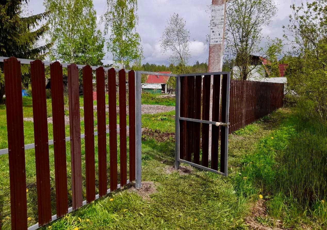 Евроштакетник забор в Ленинградской области